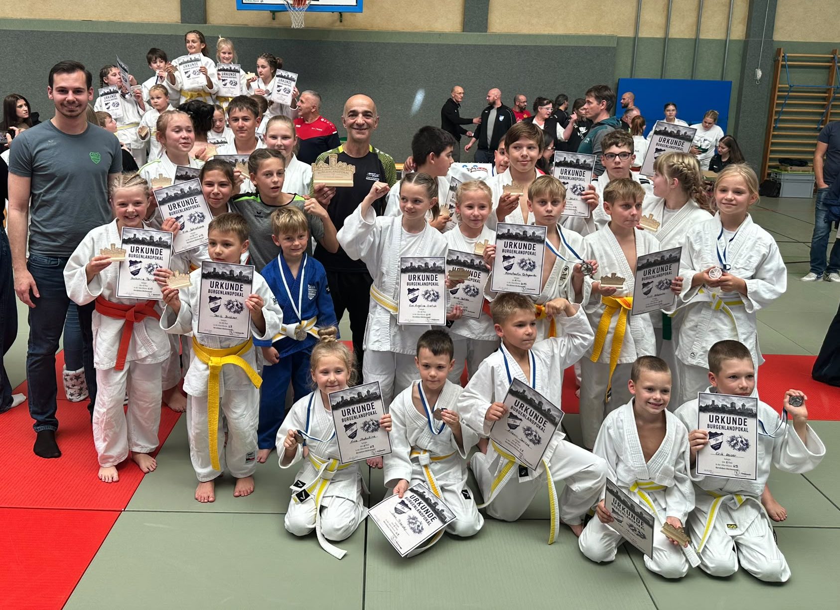 Landesmeister, Medaillen und Pokal im Judo