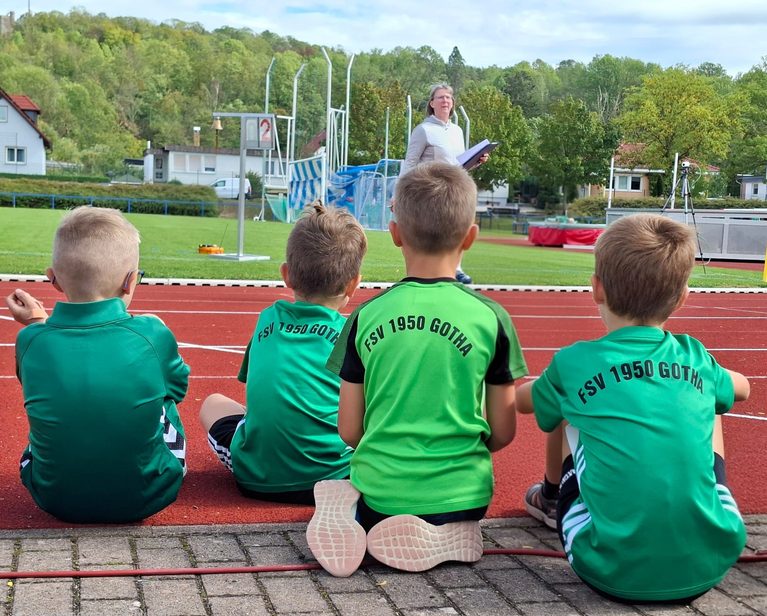 Erfolgreiche Leichtathleten und Läufer